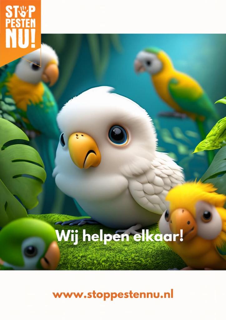 Poster Wij helpen elkaar! Basisschool